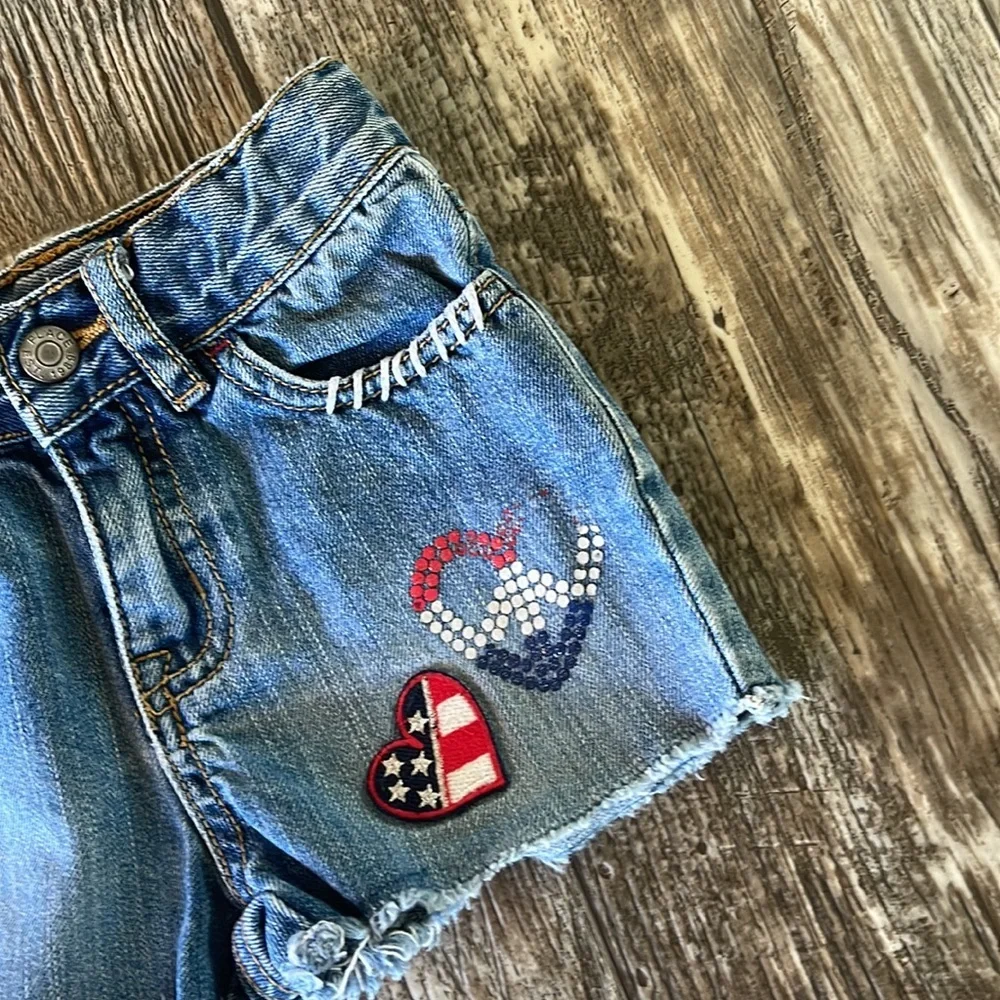 The Children Place cute jean little girl shorts